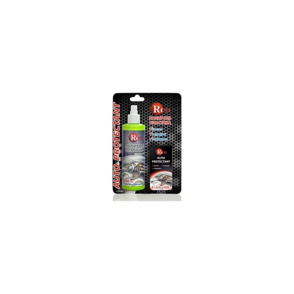 Полироль пластика RED Классик Middle Gloss глянцевый, с губкой, 250 мл R4250