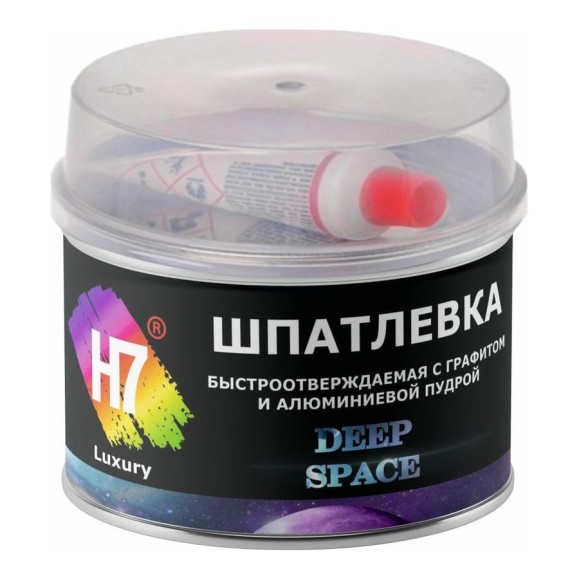 Быстроотверждаемая шпатлевка с графитом и алюминиевой пудрой H7 Deep Space 0.25 л, 0.575 кг 773793