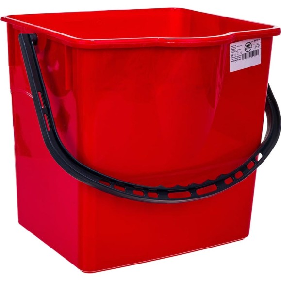 Ведро Uctem-Plas 18 л, красное, пластиковое SK798-R