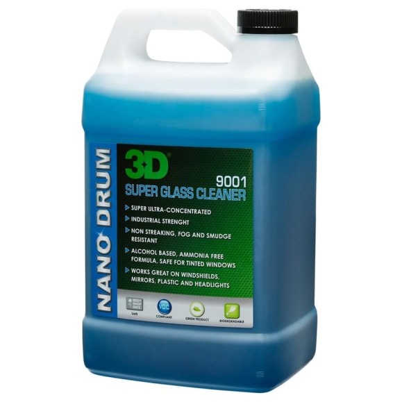 Очиститель стекол 3D Super Glass Cleaner 9001G01 концентрат, 3.78 л 020613 Очиститель стекол 3D Super Glass Cleaner 9001G01 концентрат, 3.78 л 020613
