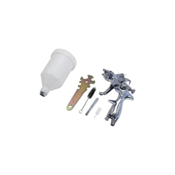Краскораспылитель с верхним пластиковым бачком Forcekraft FK-H-887P-14V(50326)