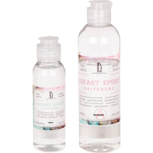 Эпоксидная смола Luxart Epoxy прозрачная, 300 г EPW01V0300 Эпоксидная смола Luxart Epoxy прозрачная, 300 г EPW01V0300