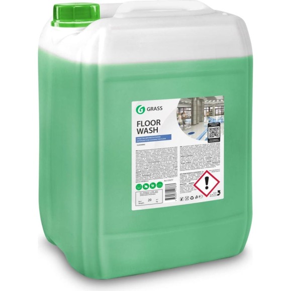Моющее средство для мытья пола Grass Floor wash жидкость для уборки дома, ламината, канистра 20 кг 125277