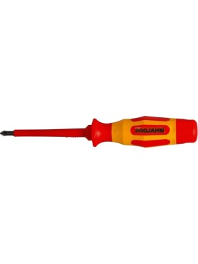 Отвертка PROJAHN VDE 6-в-1 универсальная для винтов с шлицем PH и PZ 5105-1230 Отвертка PROJAHN VDE 6-в-1 универсальная для винтов с шлицем PH и PZ 5105-1230