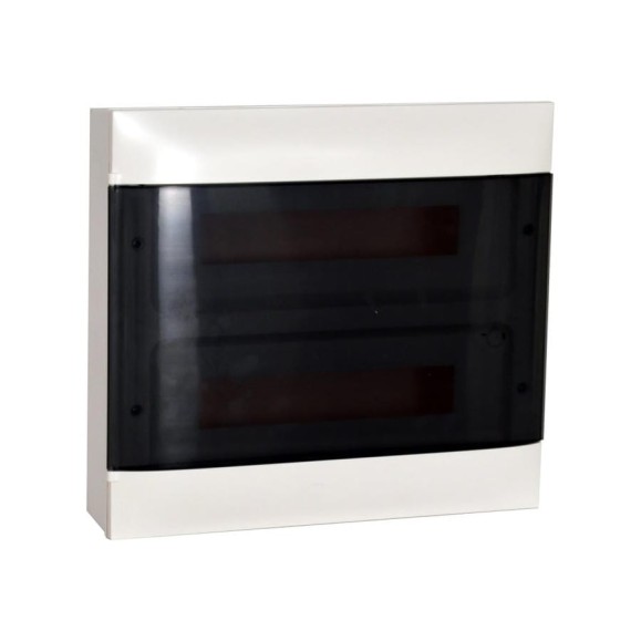 Пластиковый щиток Legrand Practibox S  Навесной 2X18 Дымчатая дверь 137617