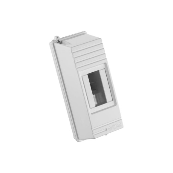 Бокс Mono Electric пластиковый, щиток на 1-2 автомата, с местом для пломбы, IP 40 180-010002-103 Бокс Mono Electric пластиковый, щиток на 1-2 автомата, с местом для пломбы, IP 40 180-010002-103