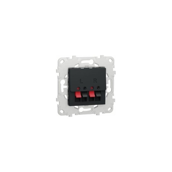 Аудиорозетка Systeme Electric Unica New Антрацит NU548654
