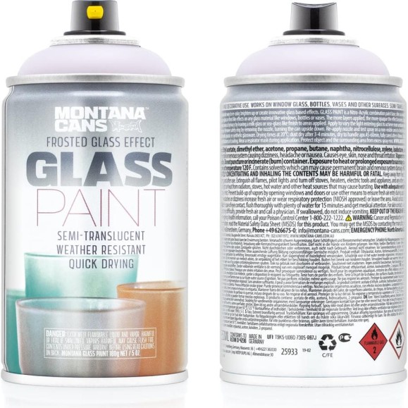 Краска MONTANA GLASS PAINT розовая, 0.25 л GP3225