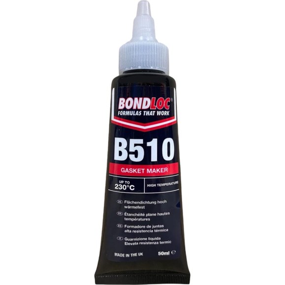 Фланцевый анаэробный герметик для жестких фланцев Bondloc B510 высокотемпературный, 50 мл B51050ML