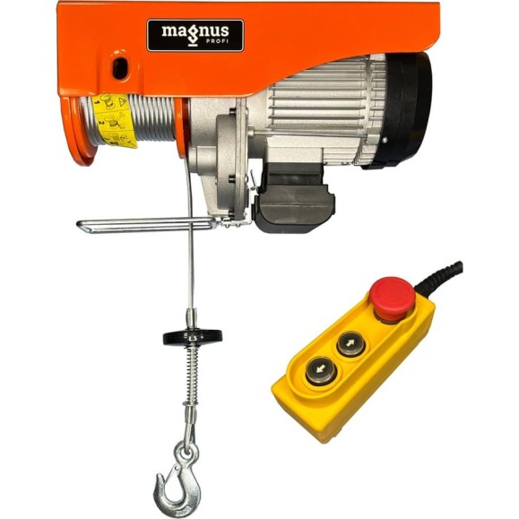 Стационарная мини электрическая таль Magnus Profi MEH, 500/1000 кг, 6/12 м, 220В SZ060149 Стационарная мини электрическая таль Magnus Profi MEH, 500/1000 кг, 6/12 м, 220В SZ060149