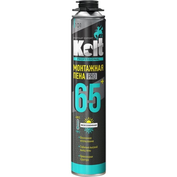 Профессиональная монтажная пена 65+ всезезонная KOLT K90U65+
