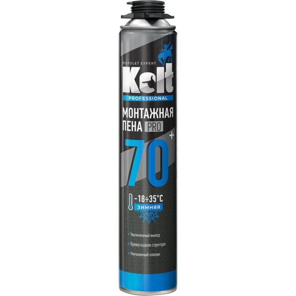 Профессиональная монтажная пена 70+ зимняя KOLT K10W70+