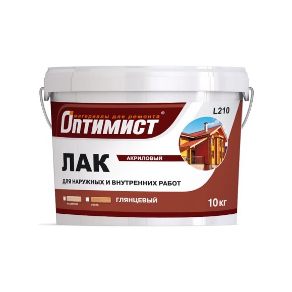 Акриловый лак Оптимист (глянцевый; 10 кг) OPL006