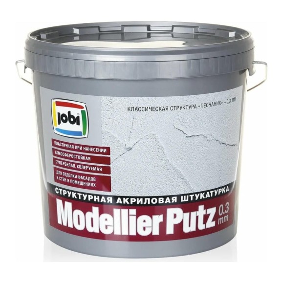 Декоративная штукатурка JOBI MODELLIERPUTZ (0.3 мм; 16 кг) 25912