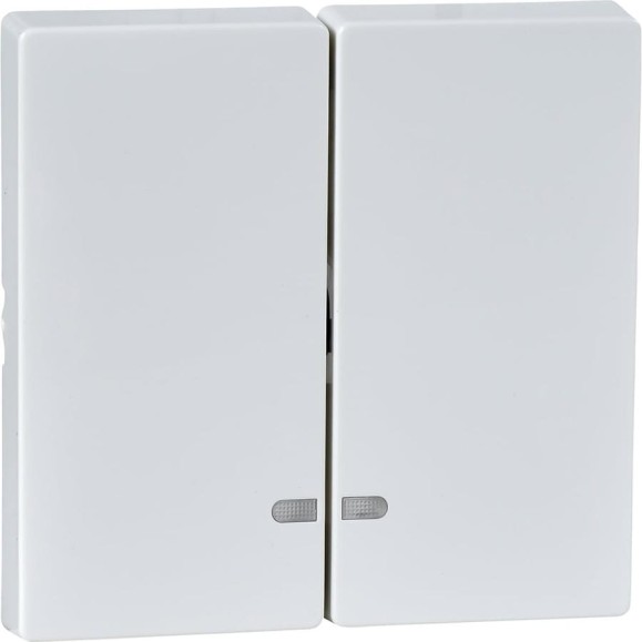 2-ая клавиша Systeme Electric Merten SM Белый глянец, с подсветкой SE MTN3420-0319