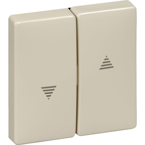 2-ая жалюзийная клавиша Systeme Electric Merten SD Бежевый термопласт SE MTN411544