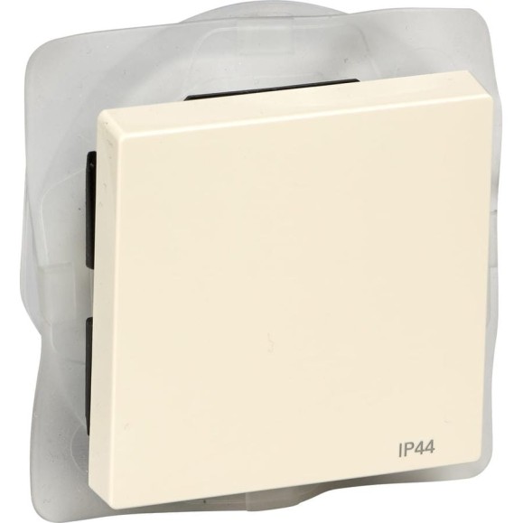 1-ая клавиша Systeme Electric Merten SM Бежевый глянец, IP44 SE MTN432044