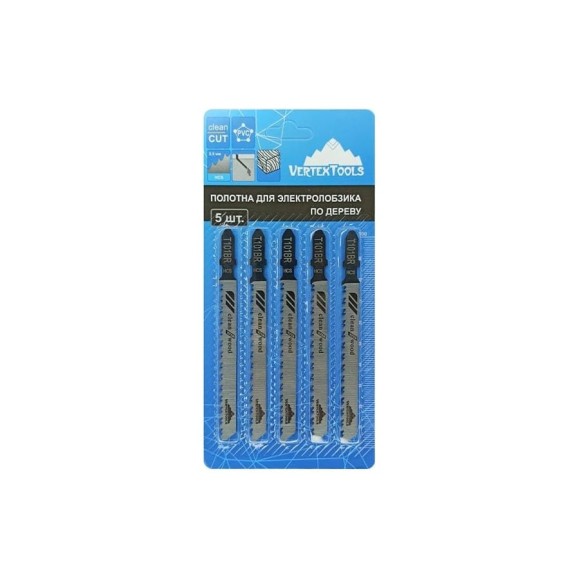 Полотно (5 шт; 75х100 мм) для электролобзика vertextools T101BR