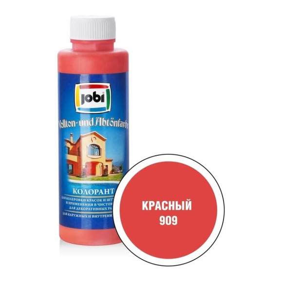 Колорант № 909 JOBI (красный; 500 мл) 11240