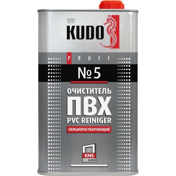Очиститель для ПВХ KUDO №5 PROFF сильнорастворяющий, 1000 мл SMC-005 Очиститель для ПВХ KUDO №5 PROFF сильнорастворяющий, 1000 мл SMC-005