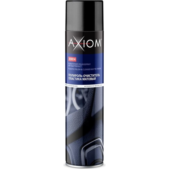 Полироль-очиститель пластика AXIOM матовый, лимон, 800 мл a9814-4