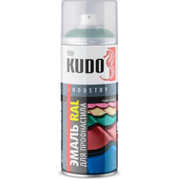 Эмаль для металлочерепицы KUDO RAL 6005 зеленый мох KU-06005R