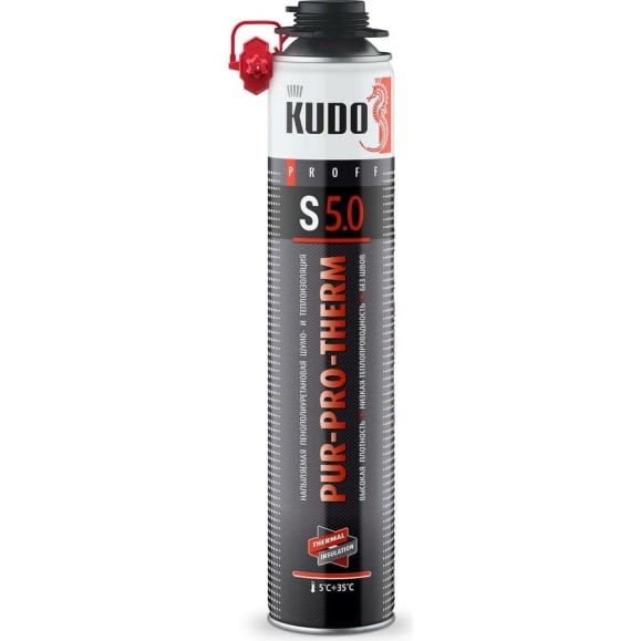Напыляемая бесшовная теплоизоляция высокой плотности KUDO 1000 мл KUPPTER10S5.0 Напыляемая бесшовная теплоизоляция высокой плотности KUDO 1000 мл KUPPTER10S5.0