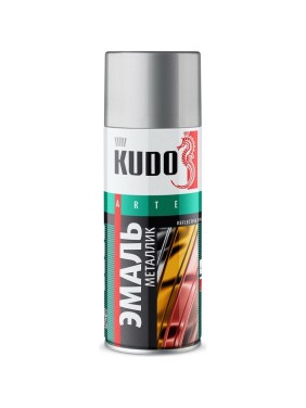Эмаль яркий металлик универсальная быстросохнущая KUDO REFLECTIVE FINISH хром KU-1027
