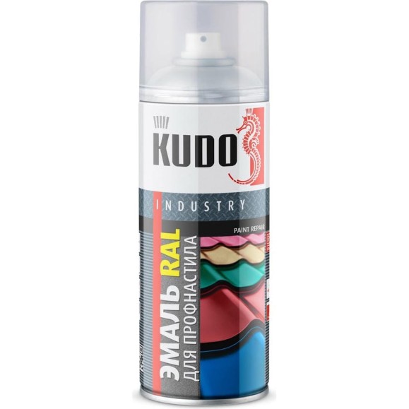Эмаль для металлочерепицы KUDO RAL 9003 сигнально белый KU-09003R