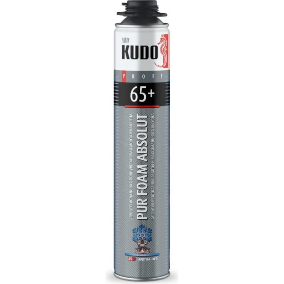 Полиуретановая монтажная пена KUDO PROFF 65+ ARKTIKA KUPP10W65+