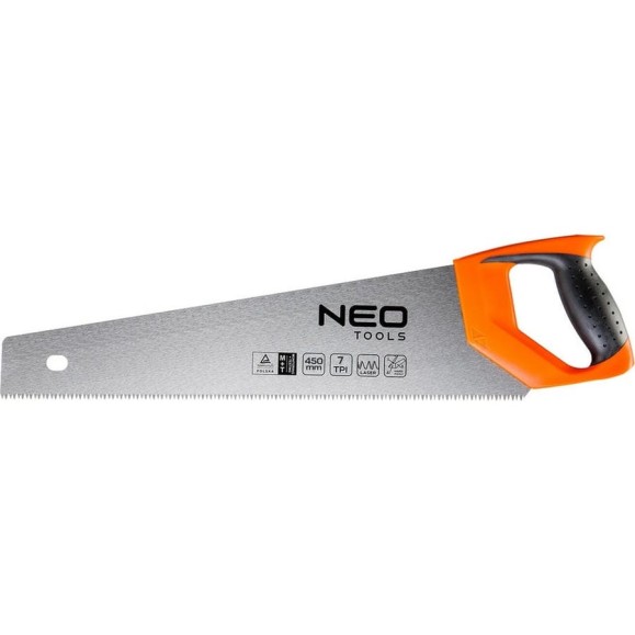 Ножовка по дереву NEO Tools 450 мм, 7TPI 41-036 Ножовка по дереву NEO Tools 450 мм, 7TPI 41-036