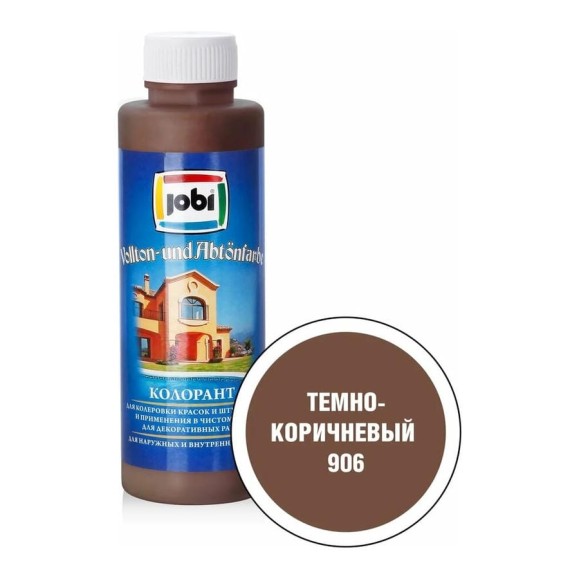 Колорант № 906 JOBI (темно-коричневый; 500 мл) 12897