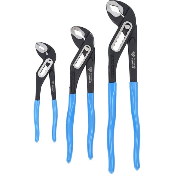 Набор переставных сантехнических клещей Brilliant Tools 7, 10, 12 дюймов 3 шт. BT064910 Набор переставных сантехнических клещей Brilliant Tools 7, 10, 12 дюймов 3 шт. BT064910