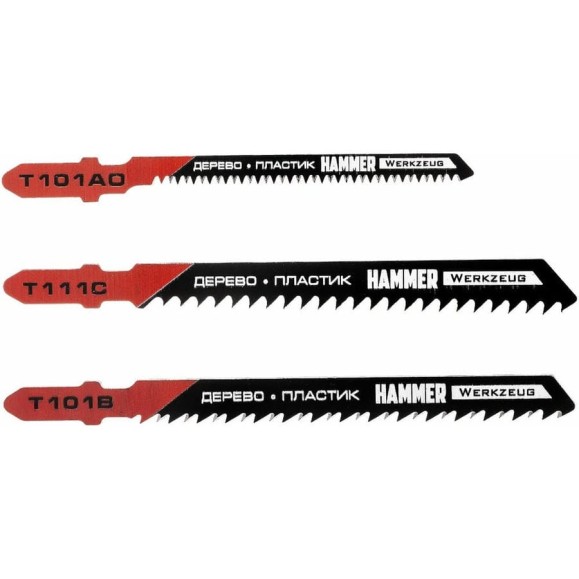 Набор пилок по дереву и пластику Flex 204-901 JG WD-PL набор No1 3 шт для лобзика Hammer 30580