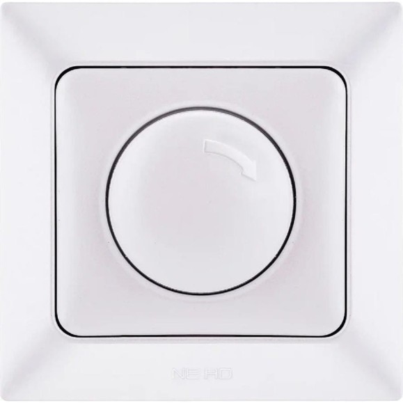 Диммер NE-AD 800W, 250В, 10А, Aras, Белый жемчуг, 93-126-10