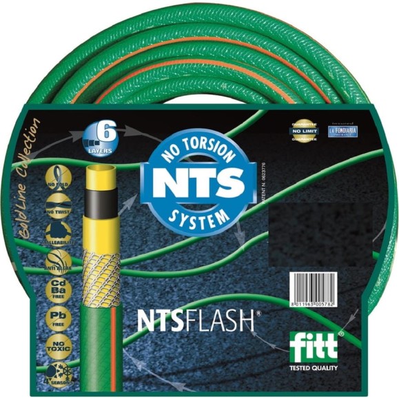 Пищевой противоскручивающийся шланг FITT FLASH NTS 1"50м