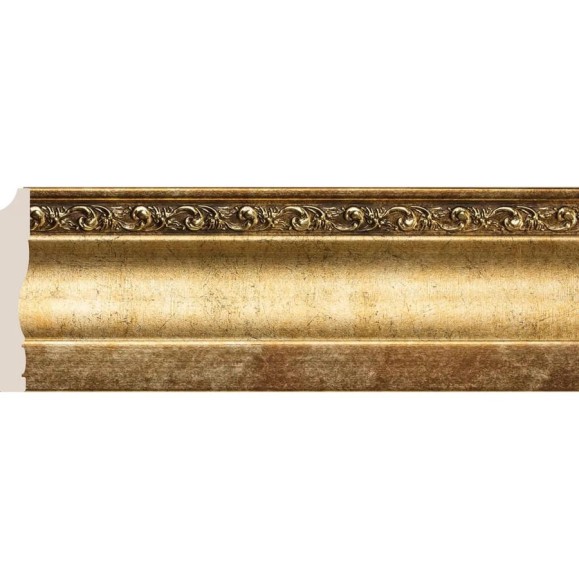 Декоративный плинтус Cosca Decor 95 античное золото СПБ016621