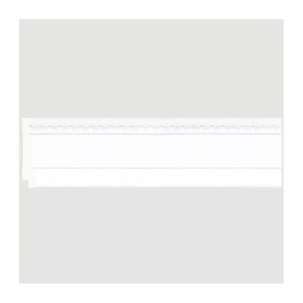 Декоративный плинтус Cosca Decor 90 белый матовый СПБ048165
