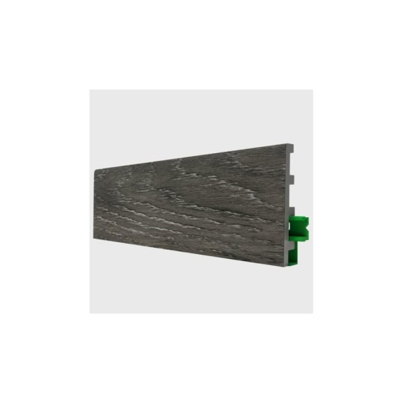 Плинтус Hannahholz SCANDIC 16x81x2000 мм, Дуб графит, 404 Polynix 31.03.81404.365