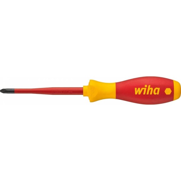 Отвертка Wiha SoftFinish electric slimFix Phillips PH1x80 мм wih35393