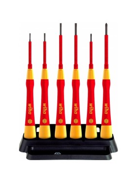 Набор микроотверток Wiha 42989 PicoFinish electric Шлиц, Phillips, с держателем, 6 шт wih42989