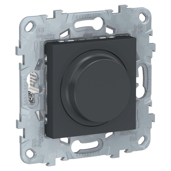 Поворотно-нажимной универсальный светорегулятор Systeme Electric UNICA NEW LED Wiser 7-200Вт NU551654