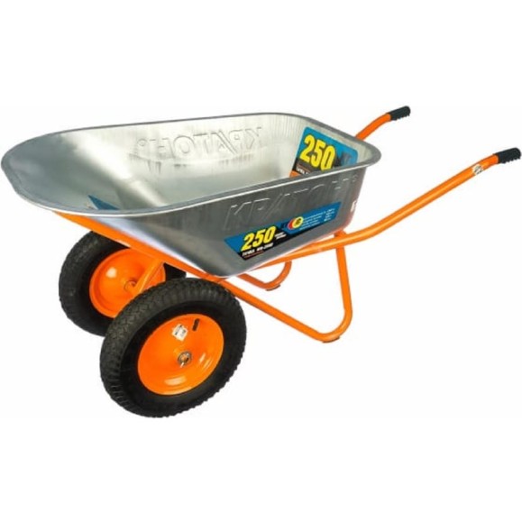 Строительная усиленная тачка Кратон WB-250DR 5 06 01 025R