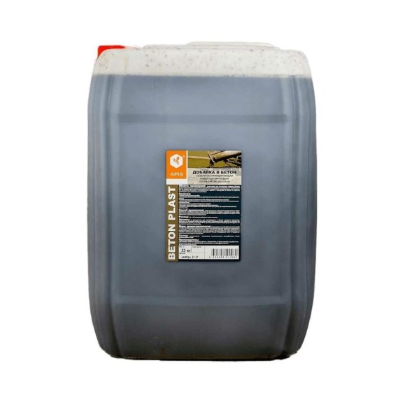 Добавка в бетонные растворы APIS BETON PLAST (канистра; 33 кг) 4665296517296 Добавка в бетонные растворы APIS BETON PLAST (канистра; 33 кг) 4665296517296