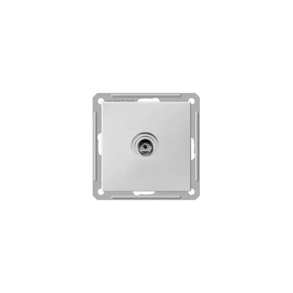 TV розетка Systeme Electric Wessen 59 Матовый хром, оконечная SE RTS-151-5-86