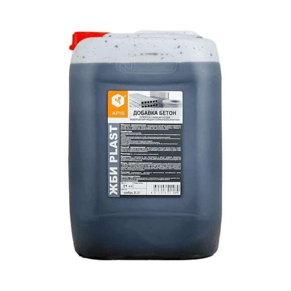 Добавка в бетонные растворы APIS ЖБИ PLAST (канистра; 11 кг) 4665296517364 Добавка в бетонные растворы APIS ЖБИ PLAST (канистра; 11 кг) 4665296517364