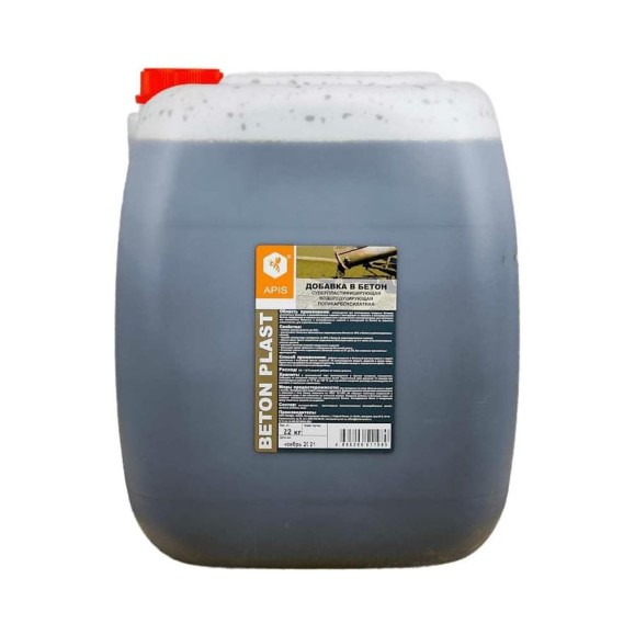 Добавка в бетонные растворы APIS BETON PLAST (канистра; 22 кг) 4665296517272 Добавка в бетонные растворы APIS BETON PLAST (канистра; 22 кг) 4665296517272