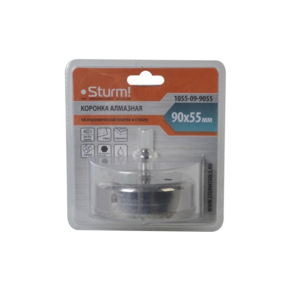 Коронка алмазная Sturm 1055-09-9055