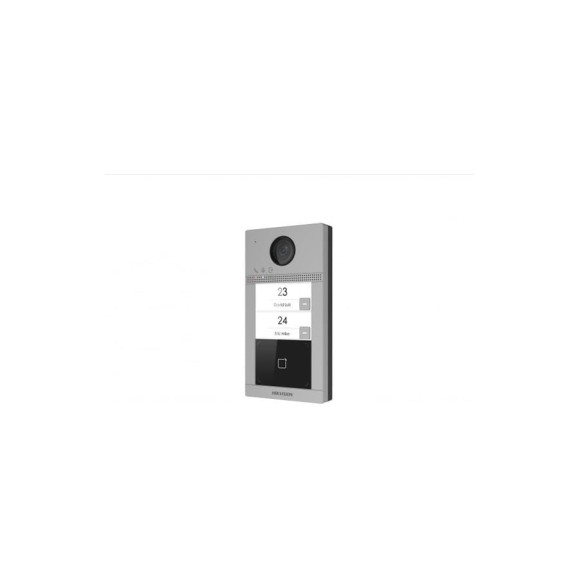 IP вызывная панель на двух абонентов с ИК-подсветкой и Wi-Fi Hikvision DS-KV8213-WME1/Flush 2Мп 24290