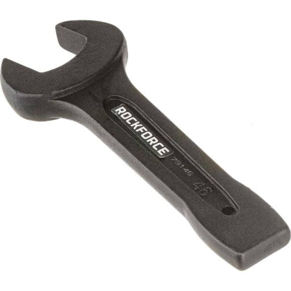 Ключ рожковый ударный односторонний Rockforce 46мм, L-250мм RF-79146/к 26872/(17487) Ключ рожковый ударный односторонний Rockforce 46мм, L-250мм RF-79146/к 26872/(17487)
